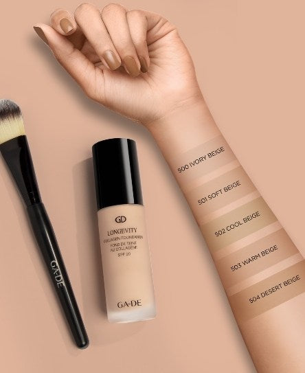 Ga De LONGEVITY COLLAGEN FOUNDATION Collagen Foundation SPF 20 Matte Finish