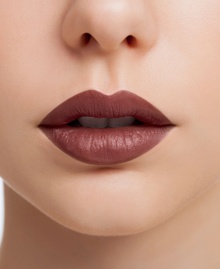 Ga De VELVETEEN PURE MATTE #754 TRY IT ON A Nude Mauve Brown