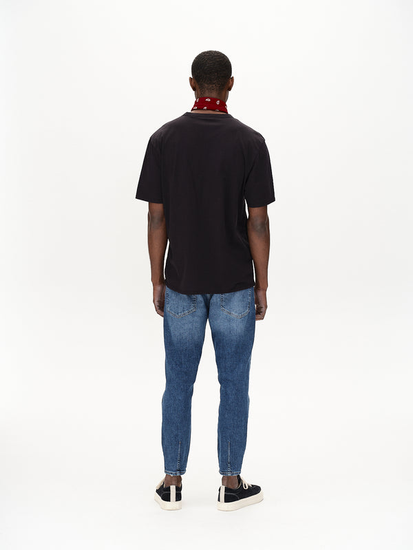 Gabba Alex Cros Cropped Mid Blue Denim