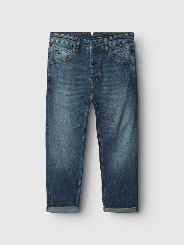 gabba Alex Cros Cropped Mid Blue Denim