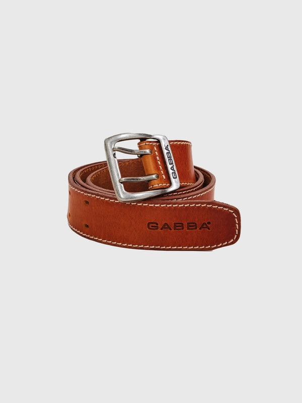 gabba Basta Stitch Belt Cognac
