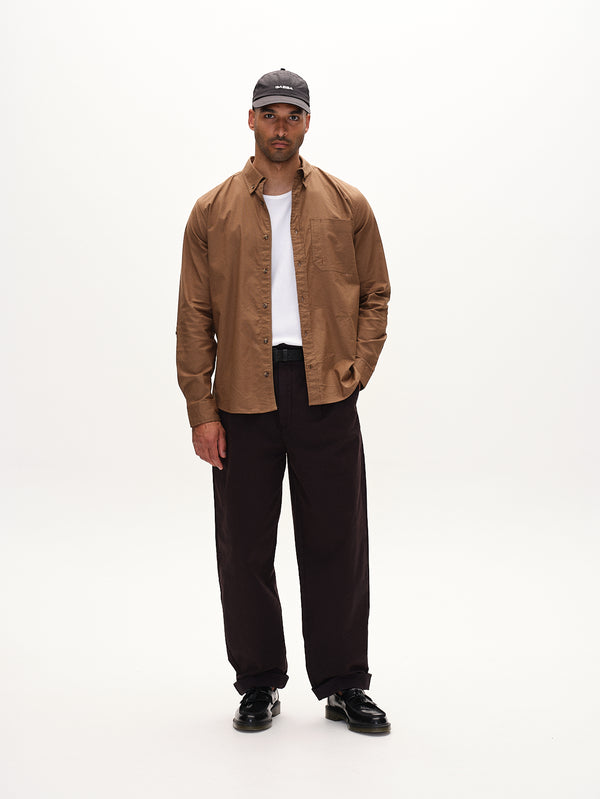 Gabba Bent Reg Ox LS Brown