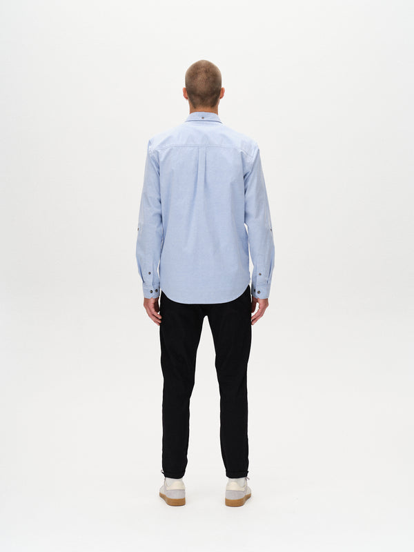 Gabba Bent Reg Ox LS Light Blue