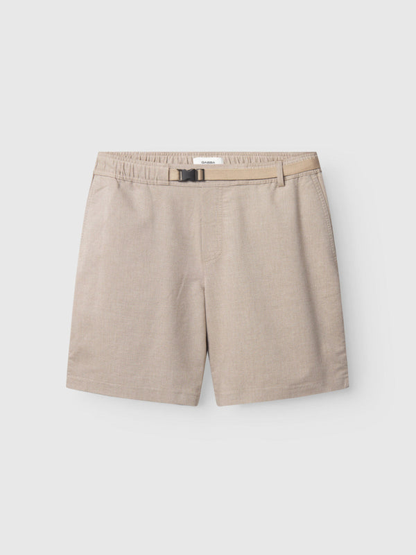 gabba Coz Belt Carre Shorts Sand