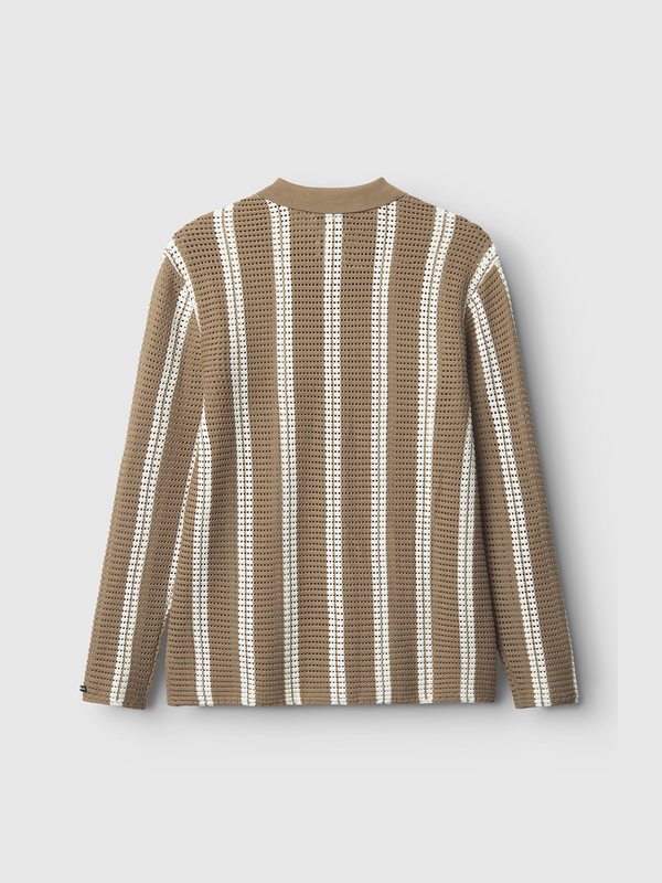 Gabba Dezz Stripes LS Brown Stripe