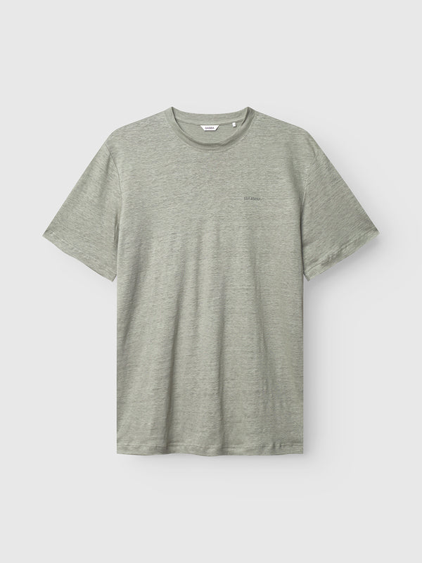 gabba Duke Linen Logo SS Light Green