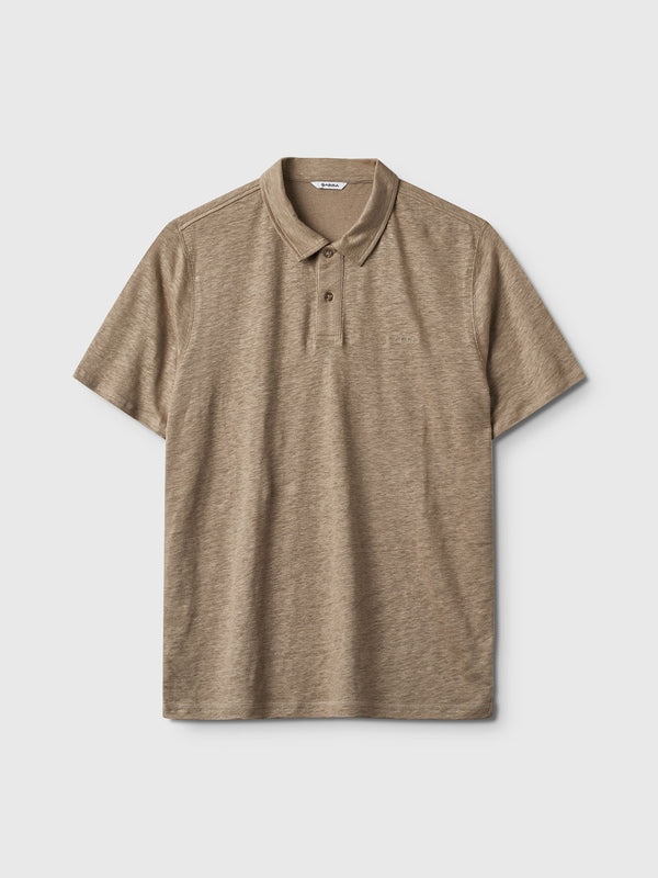 gabba Duke Linen Polo SS Coriander