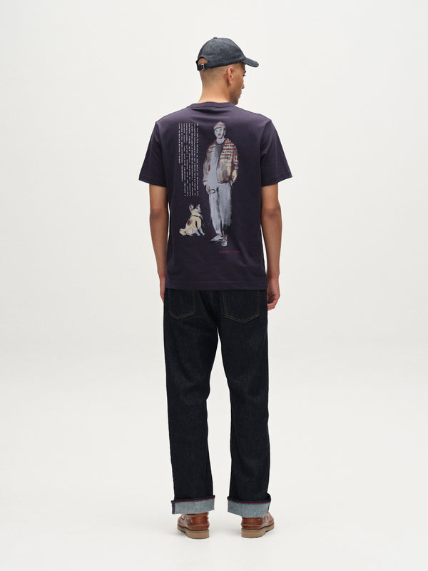 Gabba Dune Kay Man Bauw SS GOTS Navy