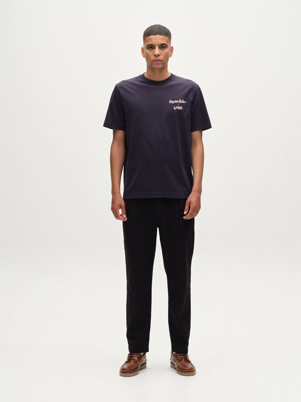 Gabba Dune Kay Man SS GOTS Navy