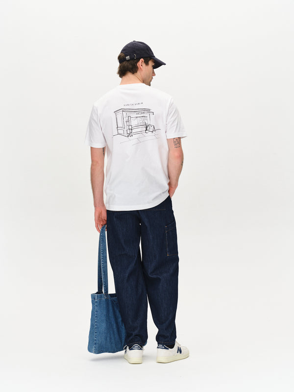 Gabba Dune Kiosk A SS GOTS White