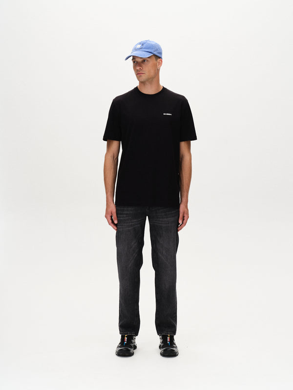 Gabba Dune Logo SS GOTS Black