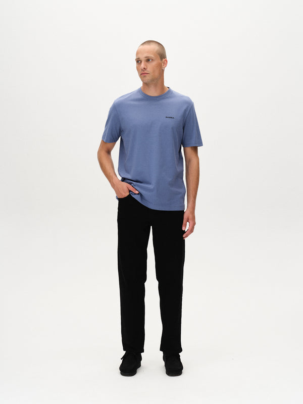 Gabba Dune Logo SS GOTS Blue Horizon