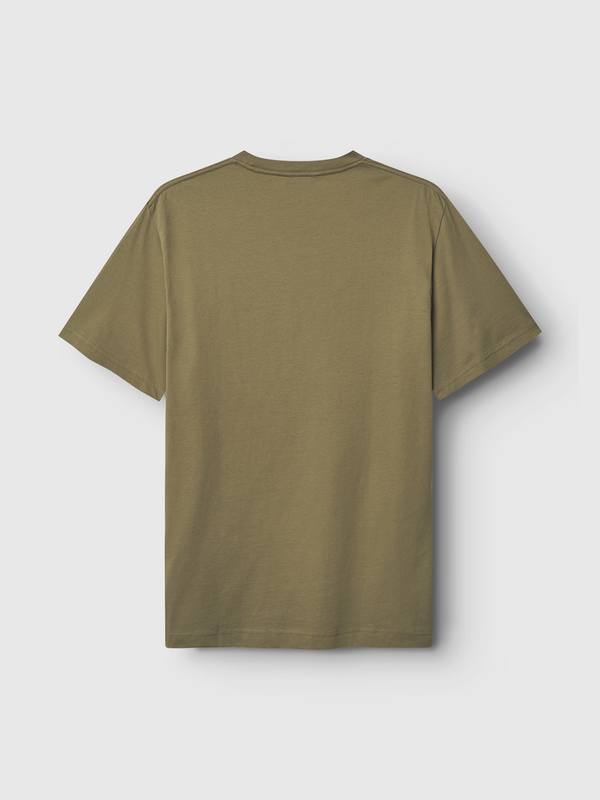 Gabba Dune Logo SS GOTS Olive Green