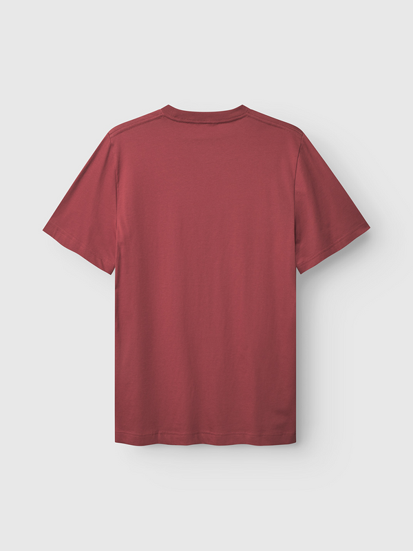 Gabba Dune Logo SS GOTS Red Russet