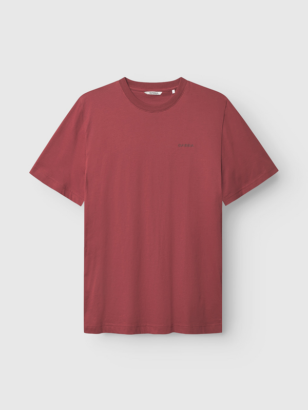 gabba Dune Logo SS GOTS Red Russet