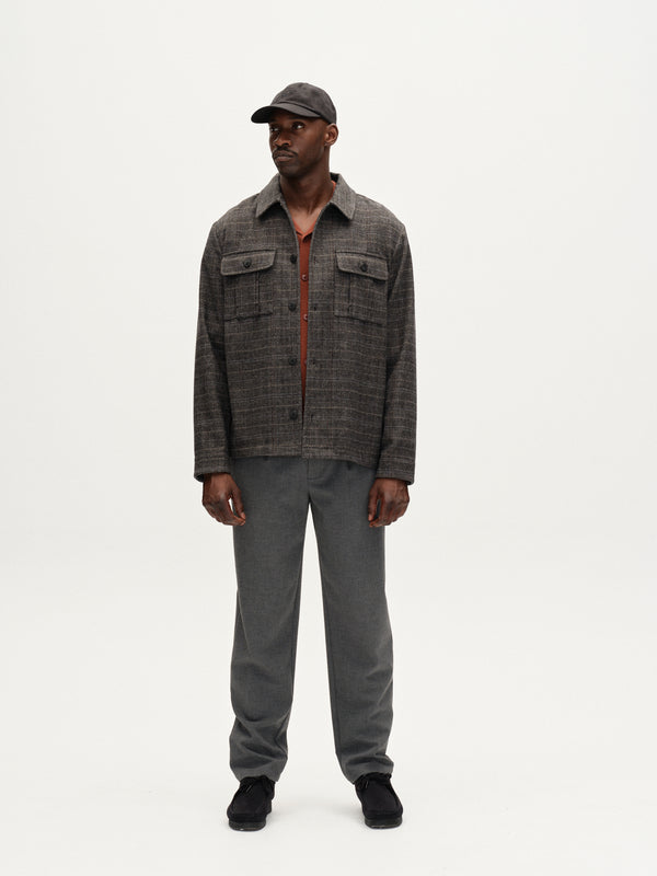 Gabba Flap Tishi Brown Check