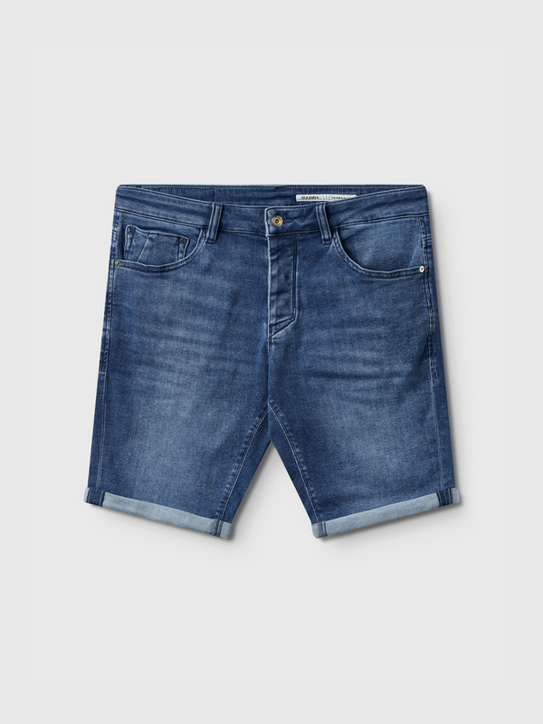 gabba Jason K3787 SANZA Shorts Mid Blue Denim