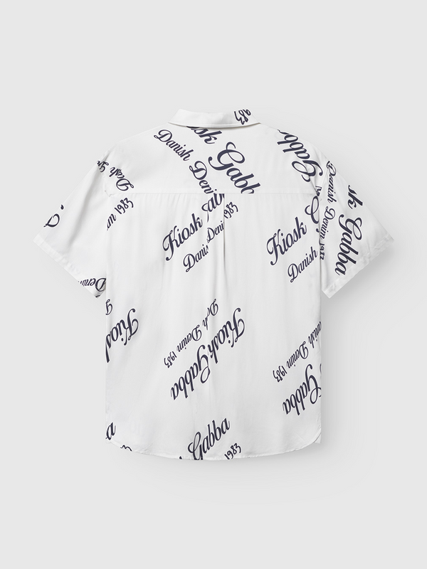 Gabba Jens Over Resort Kiosk SS Navy Pattern