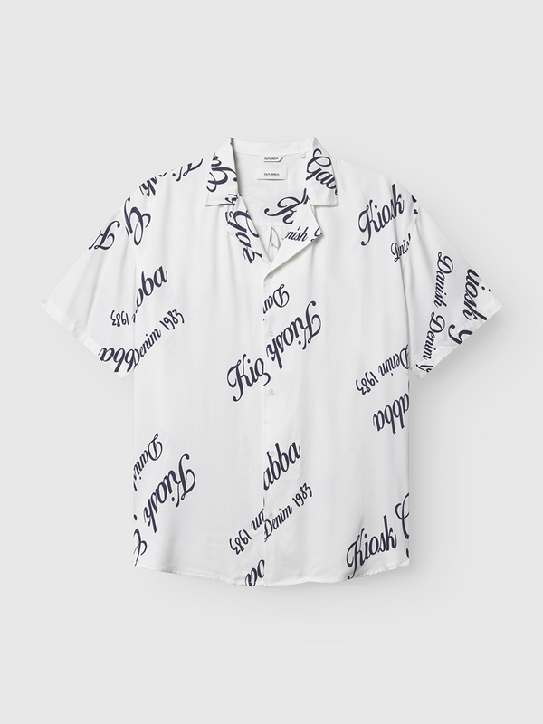 gabba Jens Over Resort Kiosk SS Navy Pattern