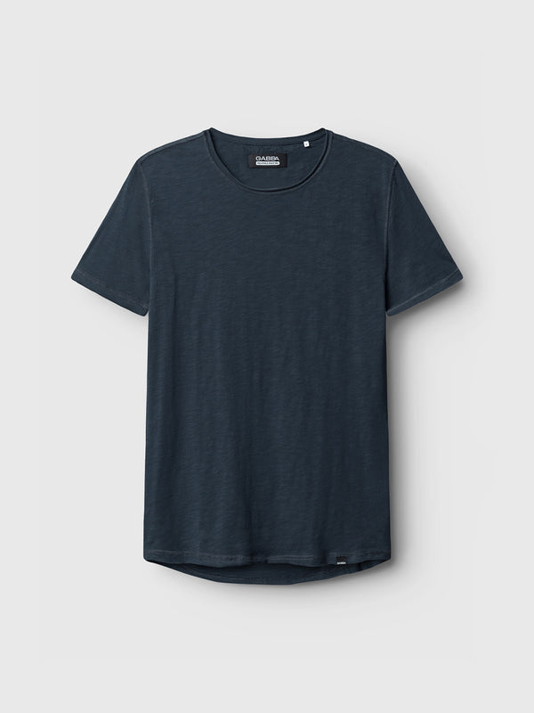 gabba Konrad Slub S/S Tee Navy