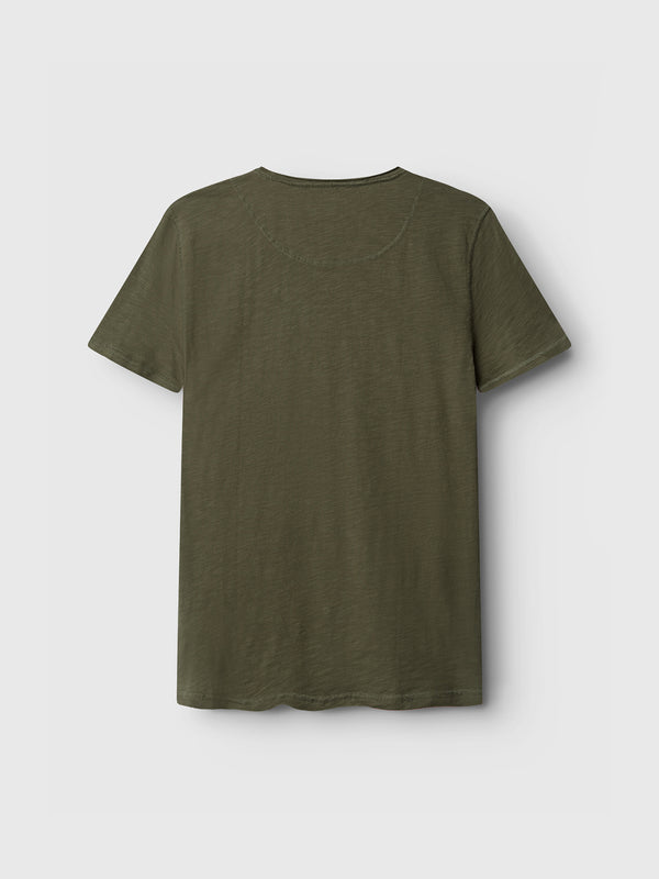 Gabba Konrad Straight Slub Tee Army