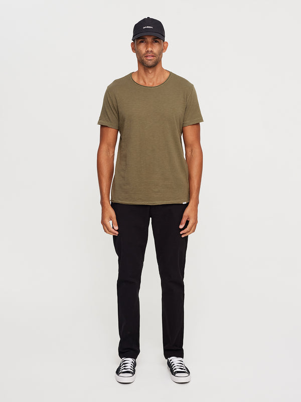 Gabba Konrad Straight Slub Tee Army