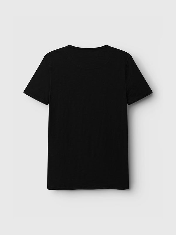 Gabba Konrad Straight Slub Tee Black