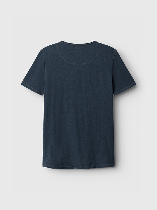 Gabba Konrad Straight Slub Tee Navy