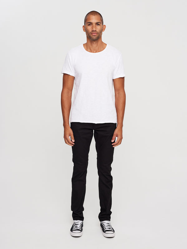 Gabba Konrad Straight Slub Tee White