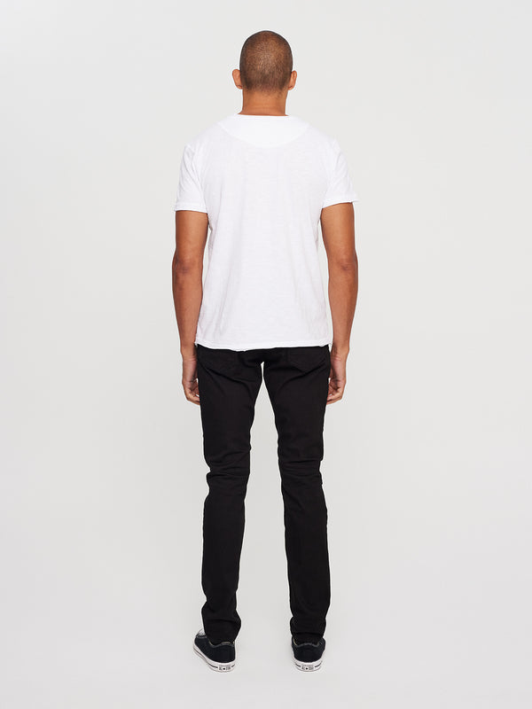 Gabba Konrad Straight Slub Tee White