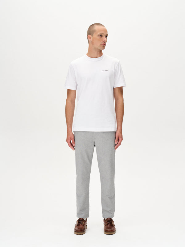 Gabba Monza Button Carre Lt. Grey