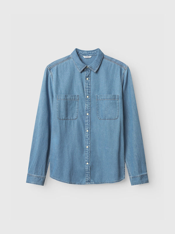 gabba Sven Reg Denim LS Lt. Blue Denim