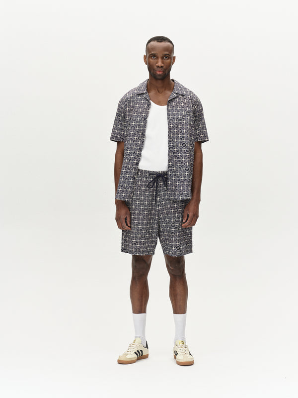 Gabba Timo Resort AOP SS Navy