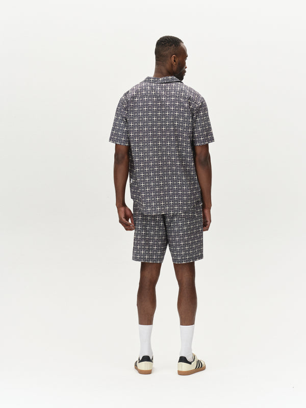 Gabba Timo Resort AOP SS Navy