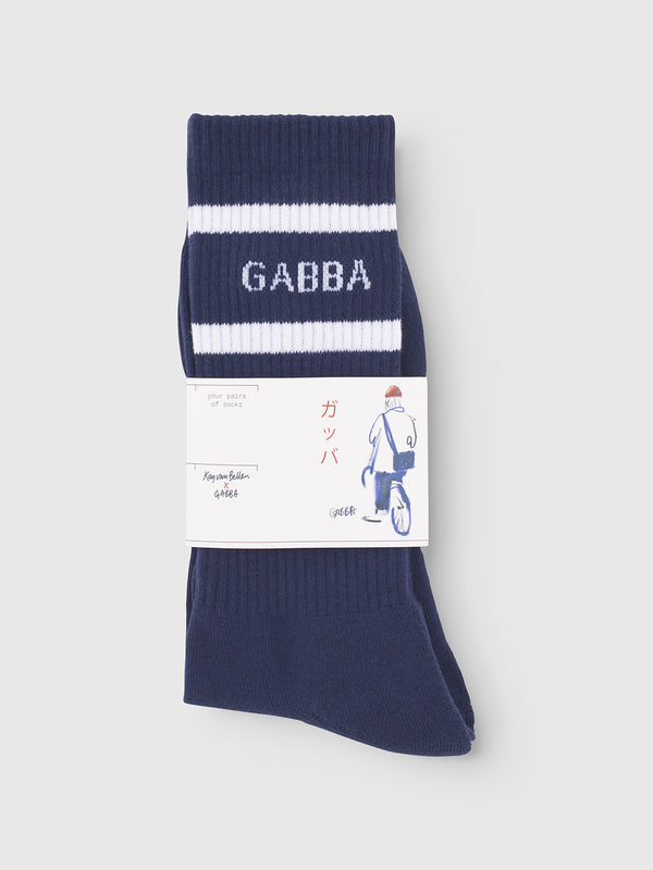 Gabba Zino Socks Navy