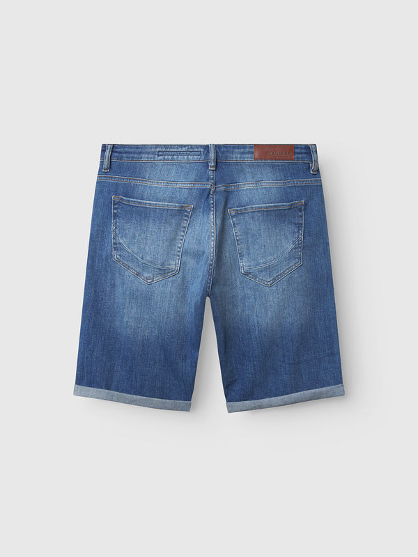 Gabba Markus Selvedge Shorts Limited Mid Blue Denim