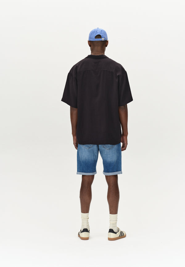 Gabba Markus Selvedge Shorts Limited Mid Blue Denim