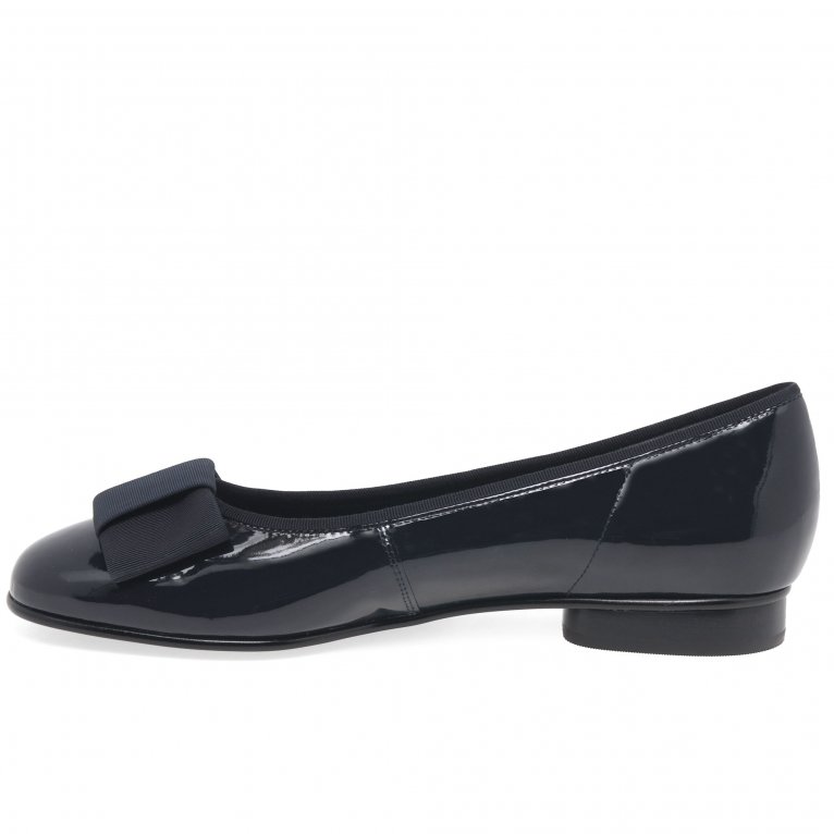 Gabor Gabor Assist Womens Bow Trim Ballerina Flats