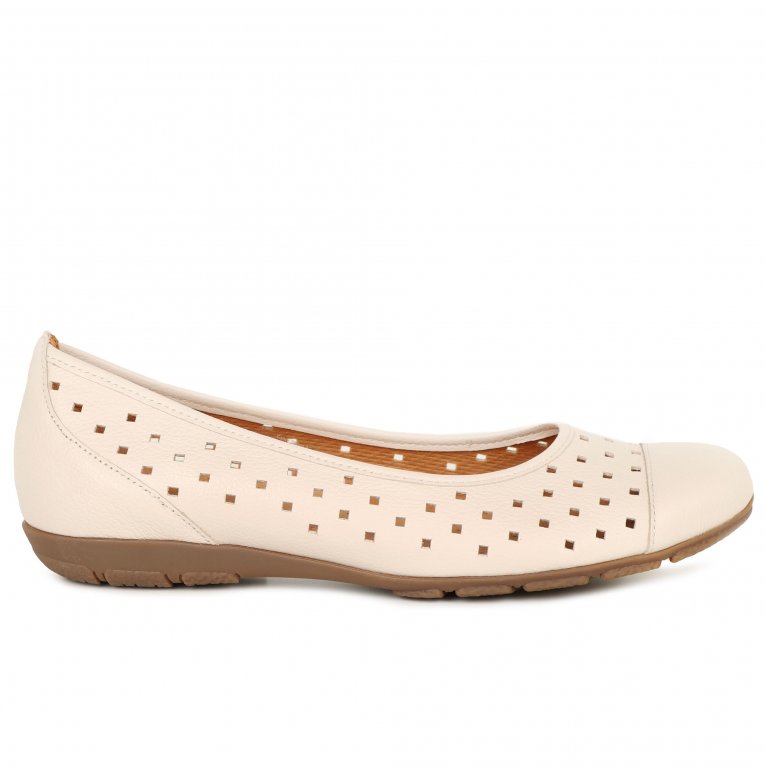 Gabor Gabor Ruffle Womens Ballet Pumps