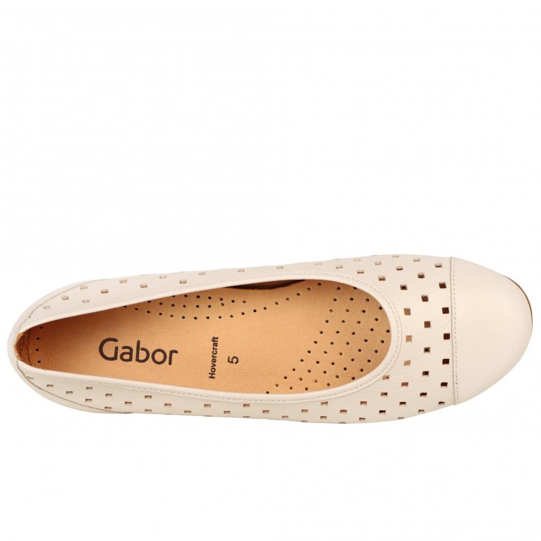 Gabor Gabor Ruffle Womens Ballet Pumps