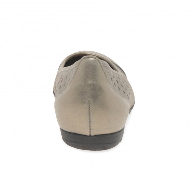 Gabor Gabor Ruffle Womens Punched Detail Casual Shoes