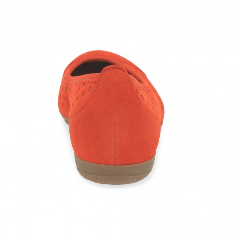 Gabor Gabor Ruffle Womens Punched Detail Casual Shoes