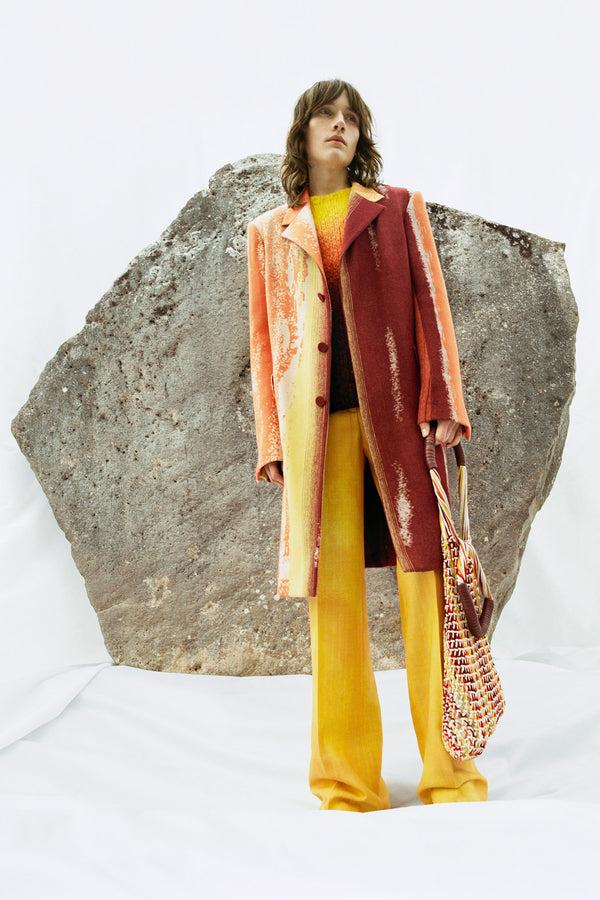 Gabriela Hearst Aion Knit Sweater In Deep Dye Sunrise Welfat Cashmere