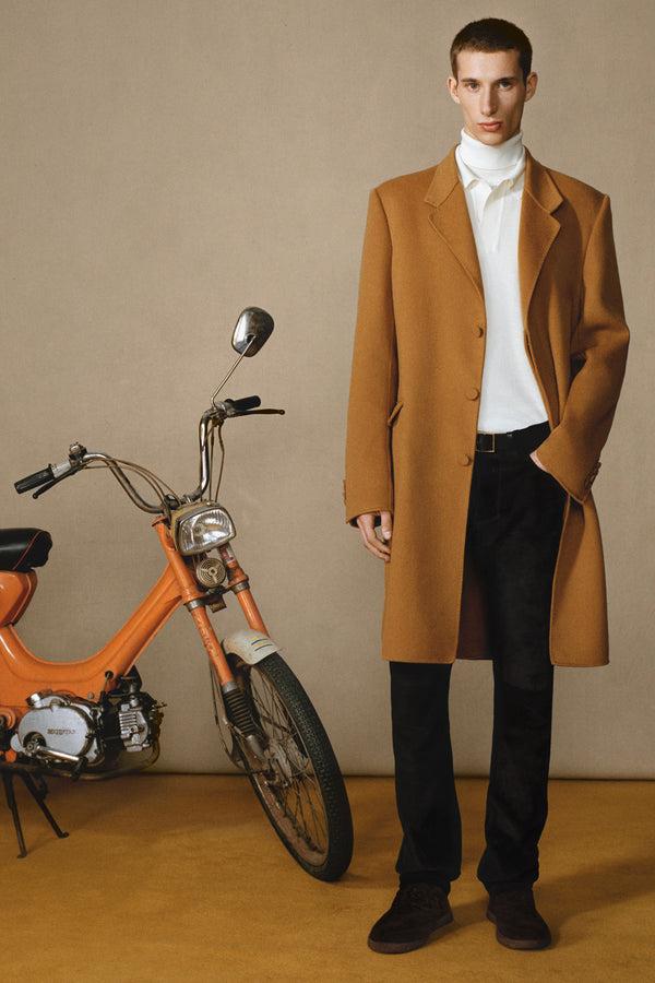 Gabriela Hearst Anthony Five Pocket Pant In Black Suede