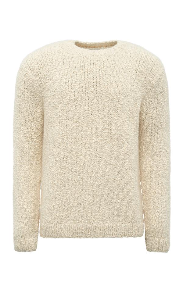 gabriela hearst Antiope Knit Sweater in Ivory Cashmere