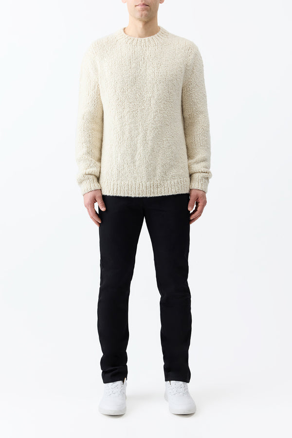 Gabriela Hearst Antiope Knit Sweater In Ivory Cashmere