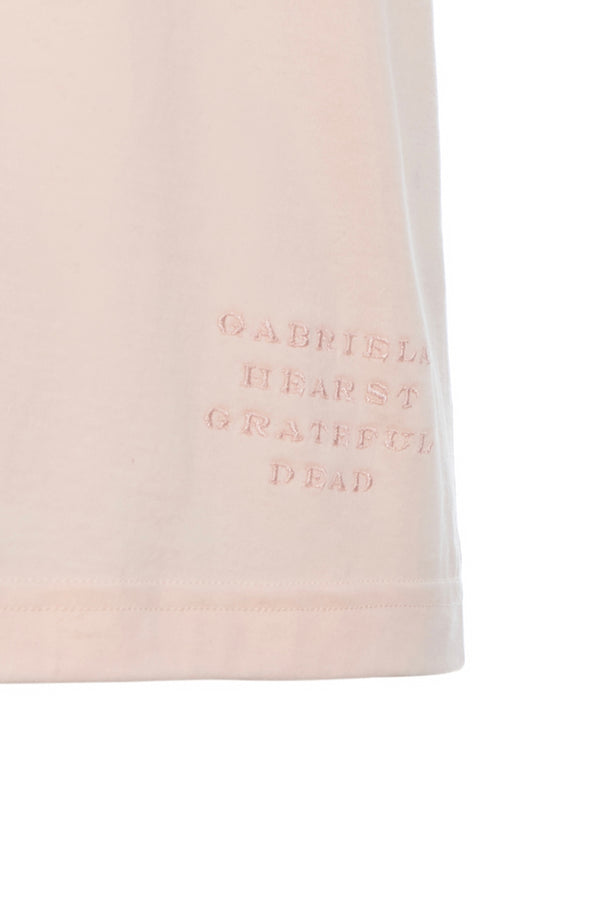 Gabriela Hearst Bandeira T-Shirt In Pale Blush Fine Cotton Jersey