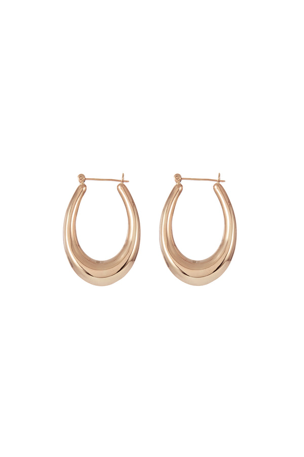 gabriela hearst Blown Small Drop Earrings in 18K Rose Gold