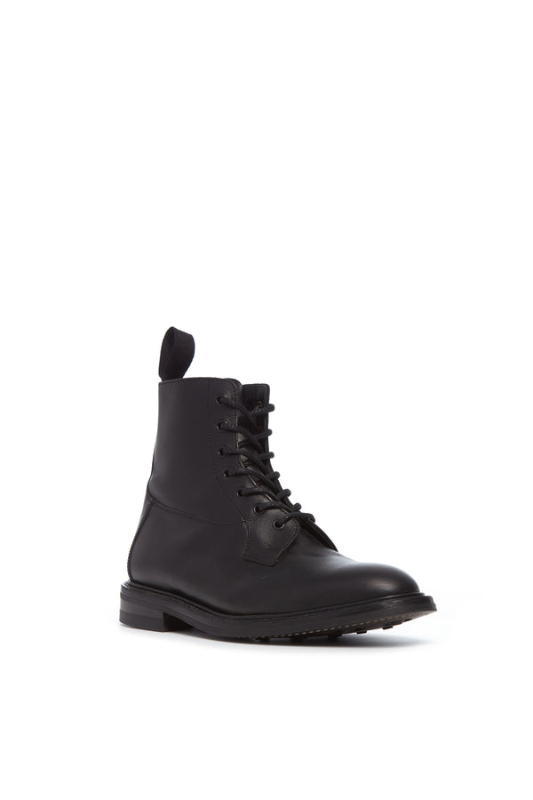 Gabriela Hearst Calvert Military Boot In Black Leather