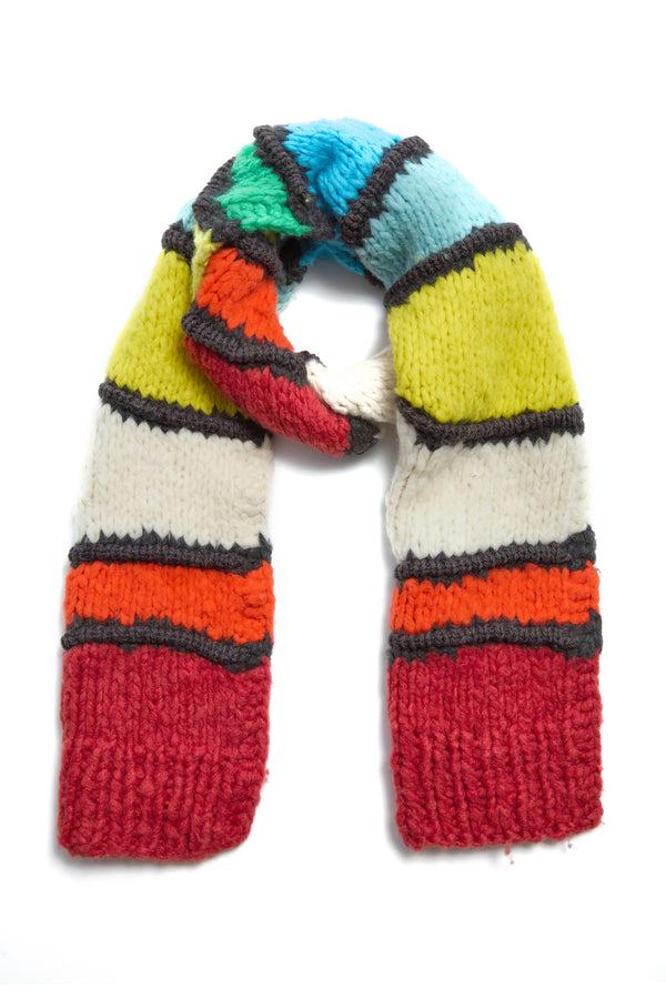 Gabriela Hearst Cerayon Knit Scarf In Multi Welfat Cashmere